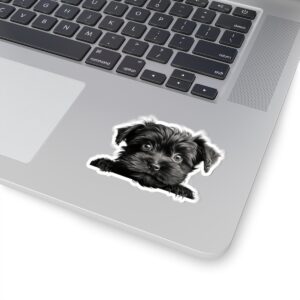 Affenpinscher Dog Kiss-Cut Sticker - Perfect for Pet Lovers & Laptop Decor