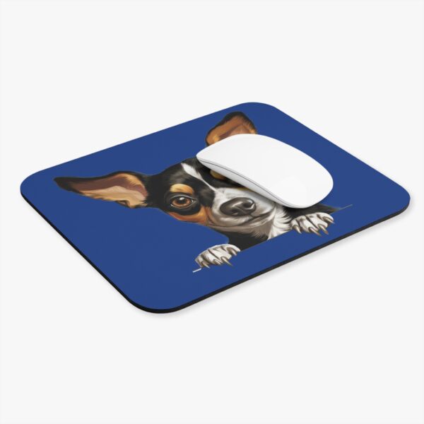 Rat Terrier Mouse Pad -Dark Blue Pet Design for Dog Lovers - Image 4