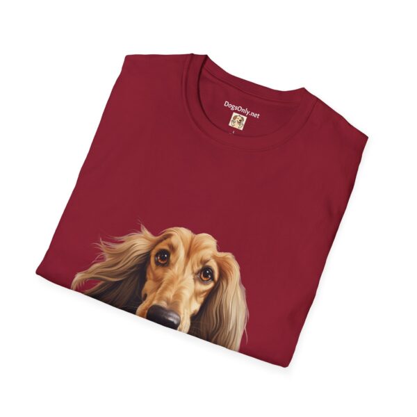 Afghan Hound Dog Hands T-Shirt - Unisex Softstyle Tee - Image 64