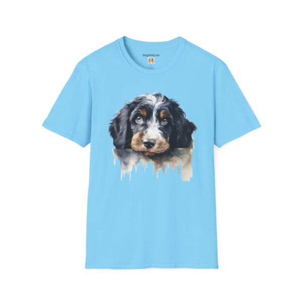 Bernedoodle Dog T-Shirt - Unisex Softstyle Tee - Image 41