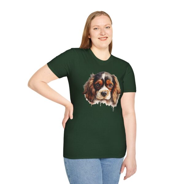Cavalier King Charles Spaniel Dog T-Shirt - Unisex Softstyle Tee - Image 36