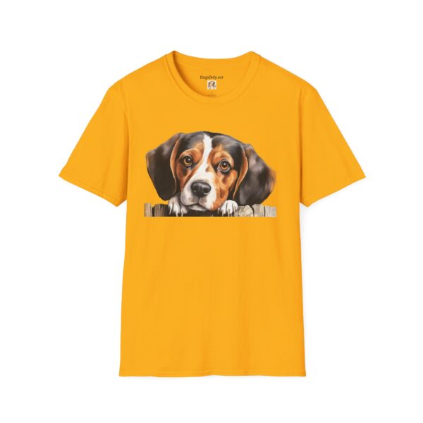 Beagle-2 Dog T-Shirt - Unisex Softstyle Tee - Image 21