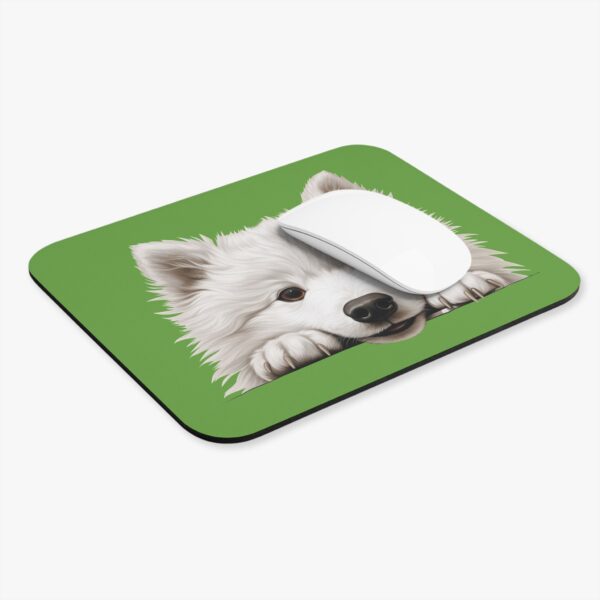 Samoyed Mouse Pad -Green Pet Design for Dog Lovers - Image 4