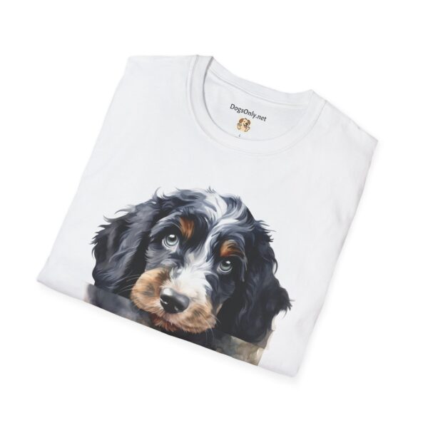 Bernedoodle Dog T-Shirt - Unisex Softstyle Tee - Image 14