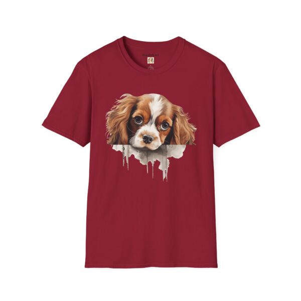 Cavalier King Charles Spaniel Dog T-Shirt - Unisex Softstyle Tee - Image 61