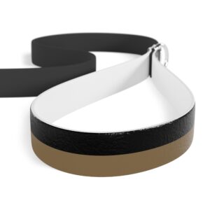 Black and Brown Stylish Dual-Color Dog Leash - Durable & Comfortable
