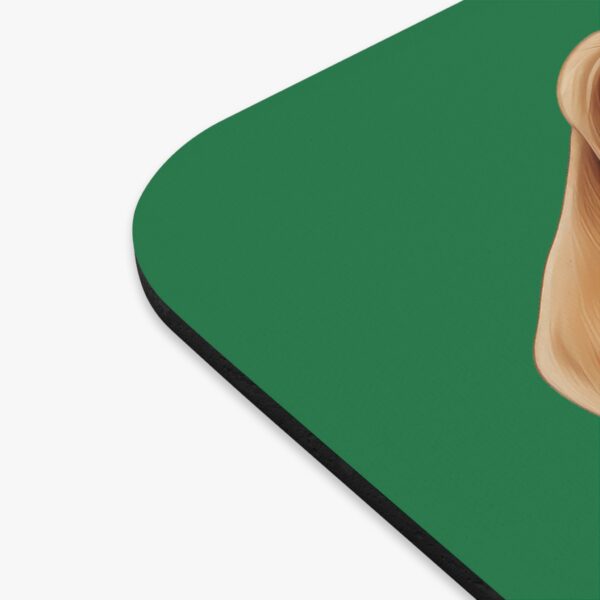 Shar Pei Mouse Pad -Dark Green Cute Pet Design for Dog Lovers - Image 3