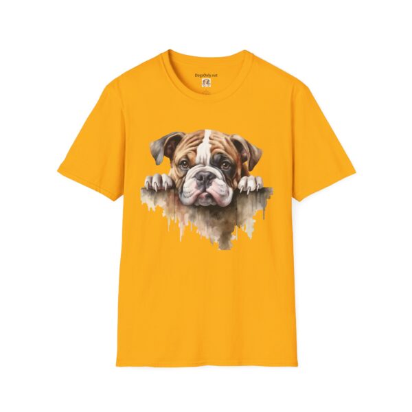 Bulldog-1 T-Shirt - Unisex Softstyle Tee - Image 26