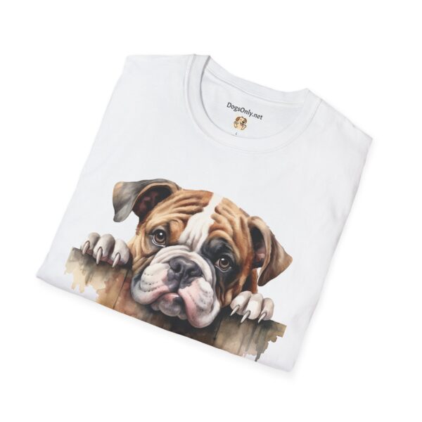 Bulldog-1 T-Shirt - Unisex Softstyle Tee - Image 19