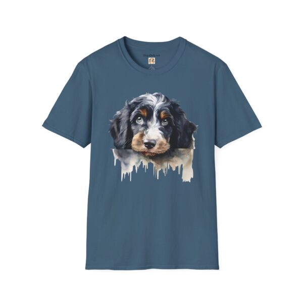 Bernedoodle Dog T-Shirt - Unisex Softstyle Tee - Image 46