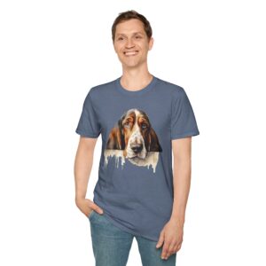 Bassett Hound Dog T-Shirt - Unisex Softstyle Tee