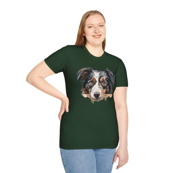Australian Shepherd Dog T-Shirt - Unisex Softstyle Tee - Image 36