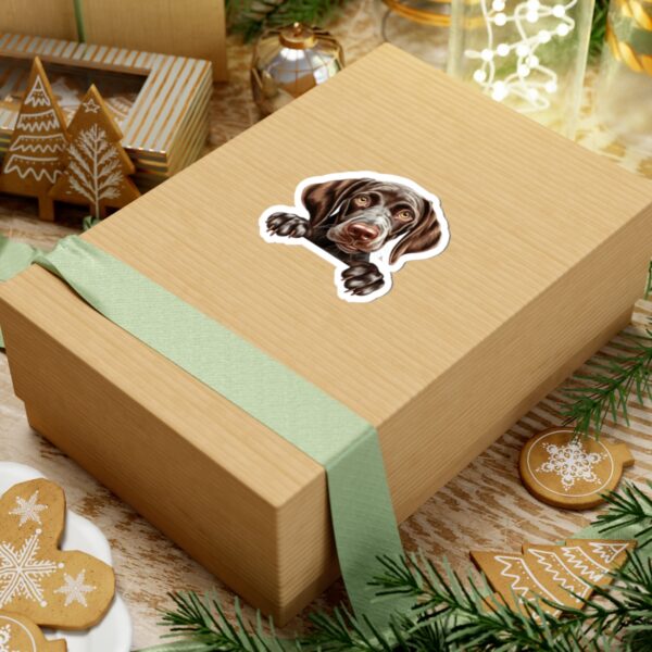 German Shorthaired Pointer Dog Kiss-Cut Sticker - Perfect for Pet Lovers & Laptop Decor - Image 3