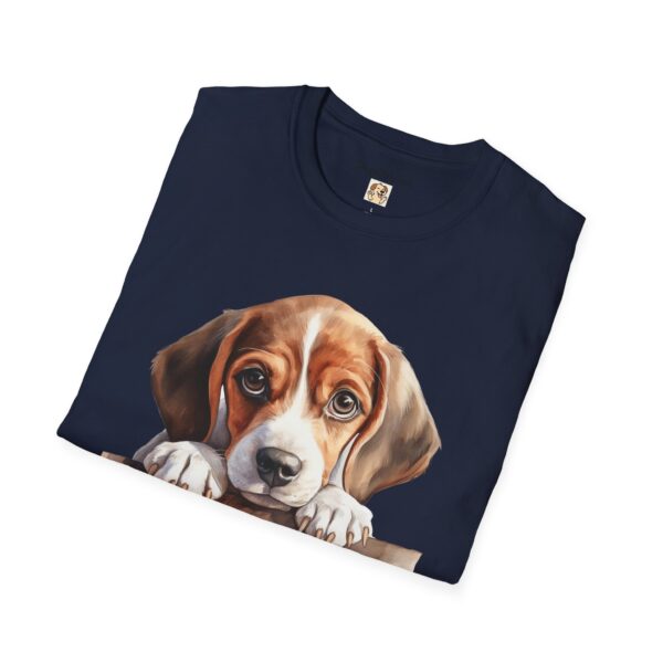 Beagle Puppy Dog T-Shirt - Unisex Softstyle Tee - Image 54