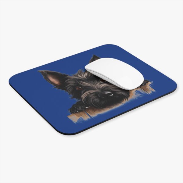 Scottish Terrier Mouse Pad -Dark Blue Pet Design for Dog Lovers - Image 4