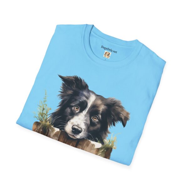 Border Collie Dog T-Shirt - Unisex Softstyle Tee - Image 50