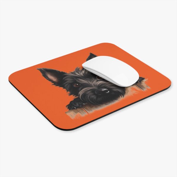 Scottish Terrier Mouse Pad -Orange Pet Design for Dog Lovers - Image 4