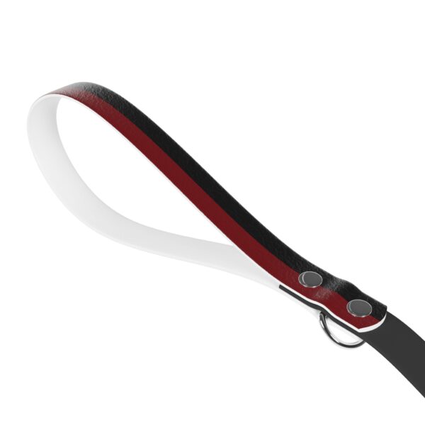 Garnet and Black Stylish Dual-Color Dog Leash - Durable & Comfortable - Image 4