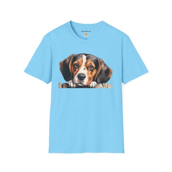 Beagle-2 Dog T-Shirt - Unisex Softstyle Tee - Image 41