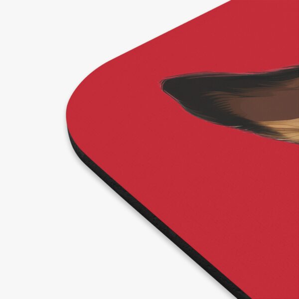 Rat Terrier Mouse Pad -Dark Red Pet Design for Dog Lovers - Image 3