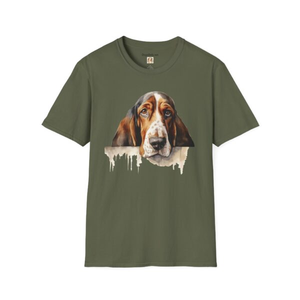 Bassett Hound Dog T-Shirt - Unisex Softstyle Tee - Image 27