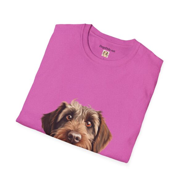 Wirehaired Pointing Griffon Pointer Dog T-Shirt - Unisex Softstyle Tee - Image 59