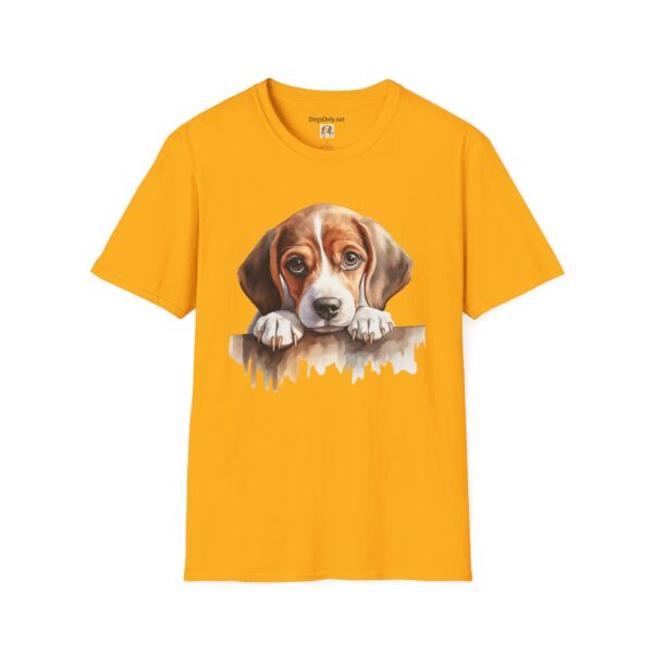 Beagle Puppy Dog T-Shirt - Unisex Softstyle Tee - Image 21