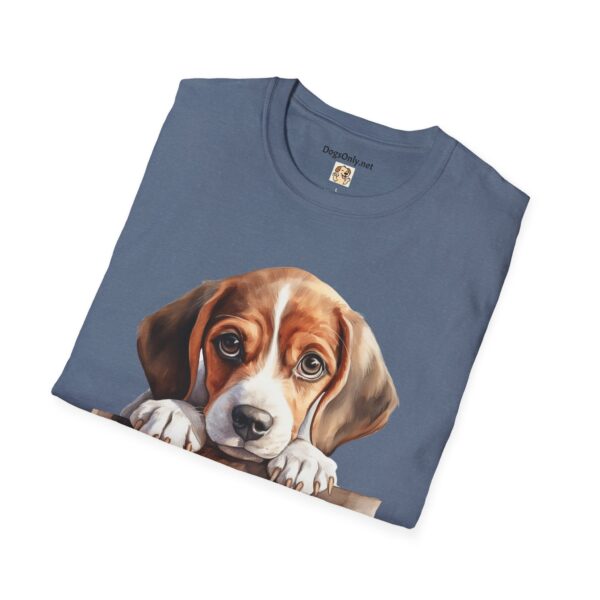 Beagle Puppy Dog T-Shirt - Unisex Softstyle Tee - Image 5