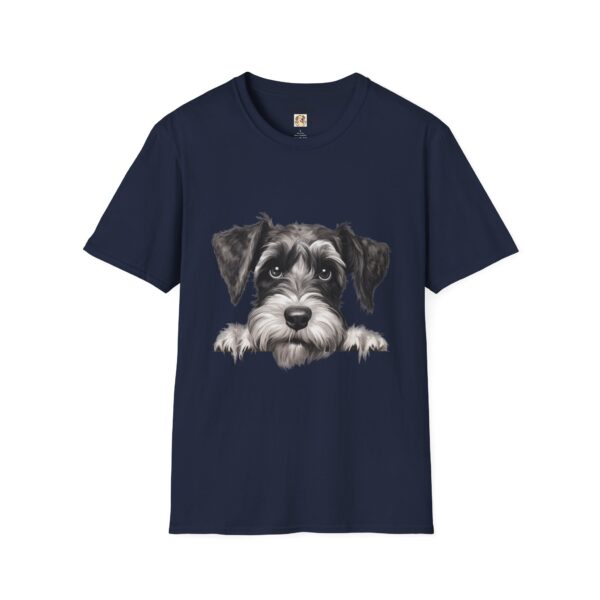 Standard Schnauzer Dog T-Shirt - Unisex Softstyle Tee - Image 57