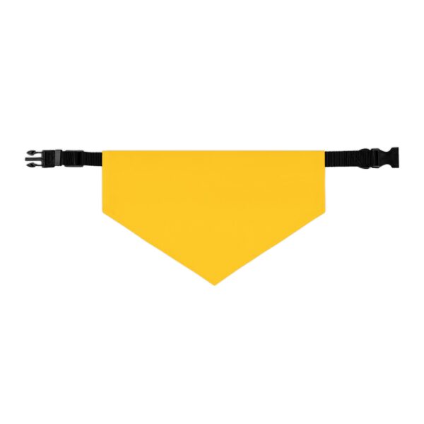 Yellow Stylish Pet Bandana Collar for Dogs - Fashionable and Comfortable - Image 2