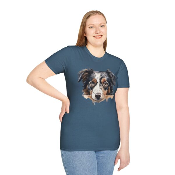 Australian Shepherd Dog T-Shirt - Unisex Softstyle Tee - Image 56
