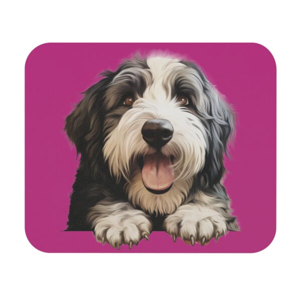 Old English Sheepdog Mouse Pad  - Pet Design for Dog Lovers - Image 2