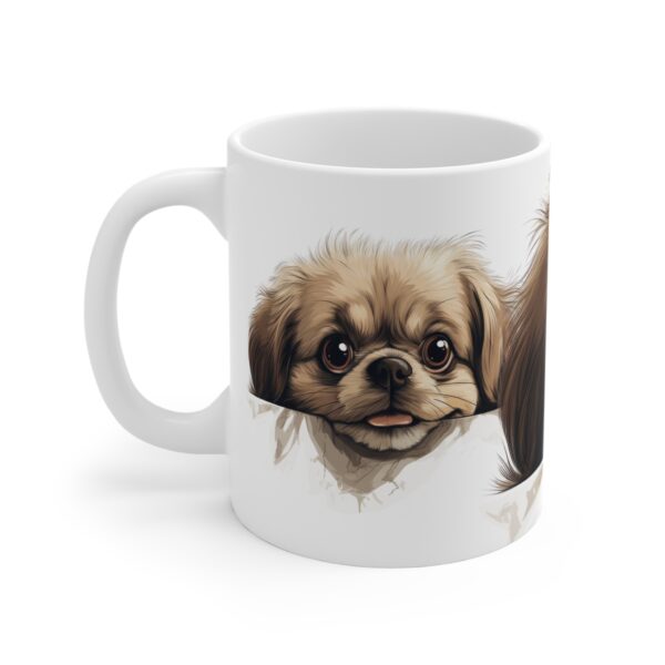 Pekingese Cute Puppy Mug - Adorable Dog Design - Perfect for Pet Lovers - Image 3
