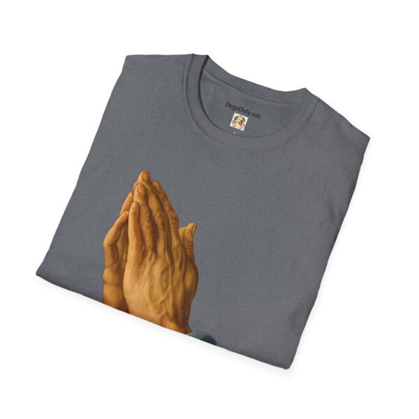 Inspirational Prayer Hands T-Shirt - Unisex Softstyle Tee - Image 34