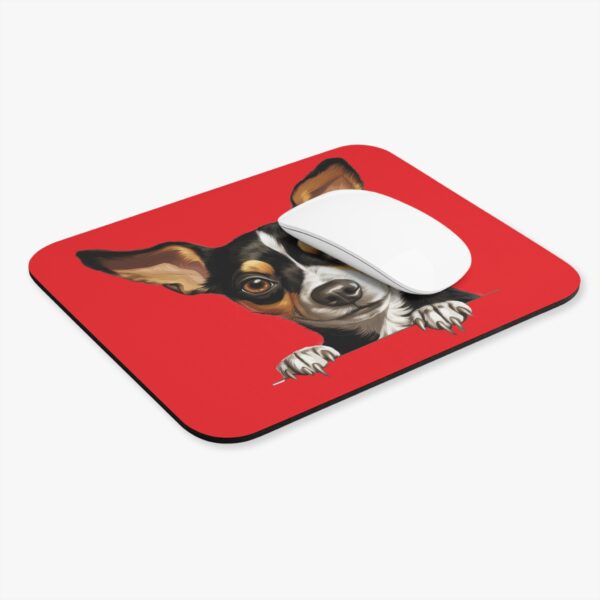 Rat Terrier Mouse Pad -Red Pet Design for Dog Lovers - Image 4