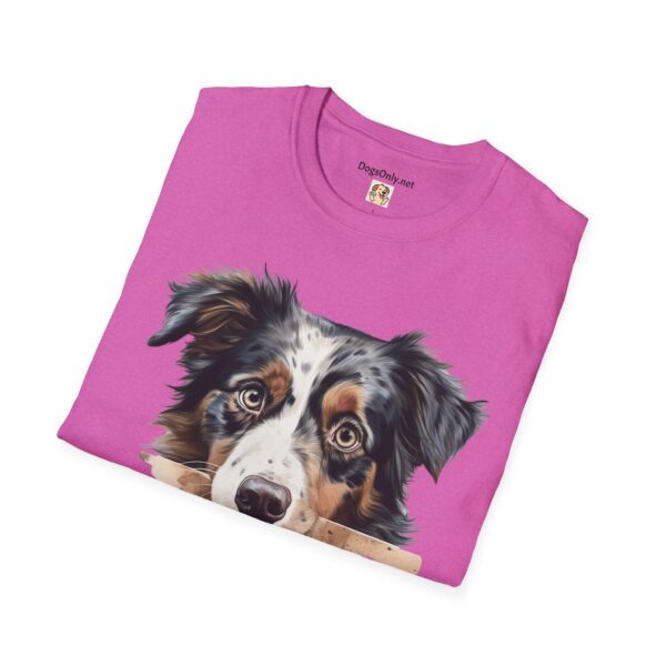 Australian Shepherd Dog T-Shirt - Unisex Softstyle Tee - Image 65