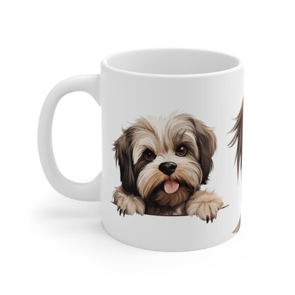Lhasa Apso Cute Puppy Mug - 11 oz Adorable Dog Design - Perfect for Pet Lovers - Image 3