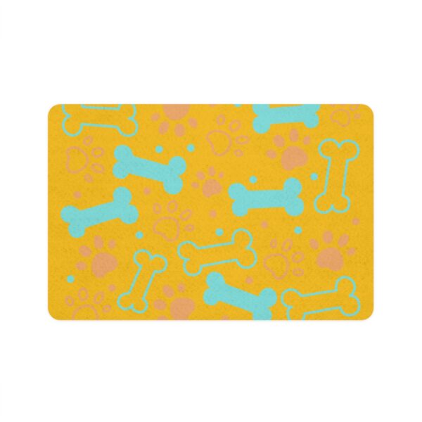 Bone & Paw Print Design (12x18) - Yellow - Image 2