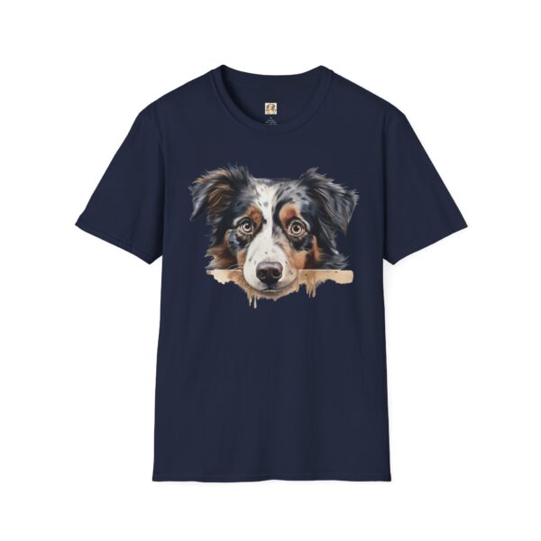 Australian Shepherd Dog T-Shirt - Unisex Softstyle Tee - Image 57