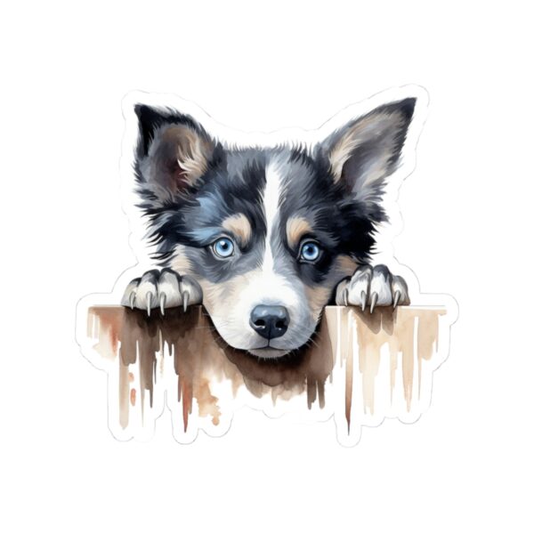 Husky Dog Kiss-Cut Sticker - Perfect for Pet Lovers & Laptop Decor - Image 2