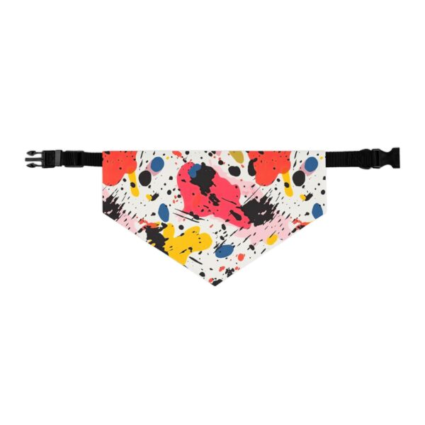 Paint Splash Stylish Pet Bandana Collar for Dogs - Fashionable and Comfortable - Image 2