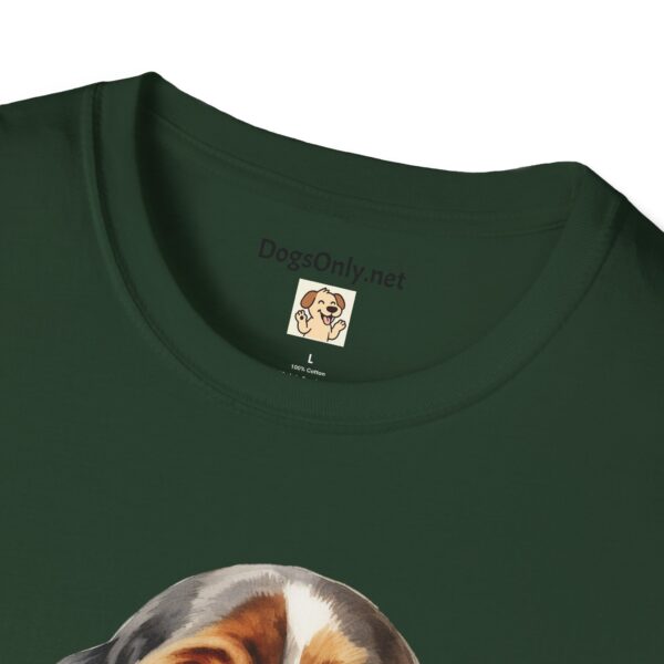 Bassett Hound Dog T-Shirt - Unisex Softstyle Tee - Image 34