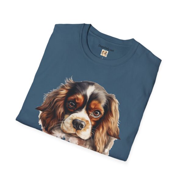 Cavalier King Charles Spaniel Dog T-Shirt - Unisex Softstyle Tee - Image 55