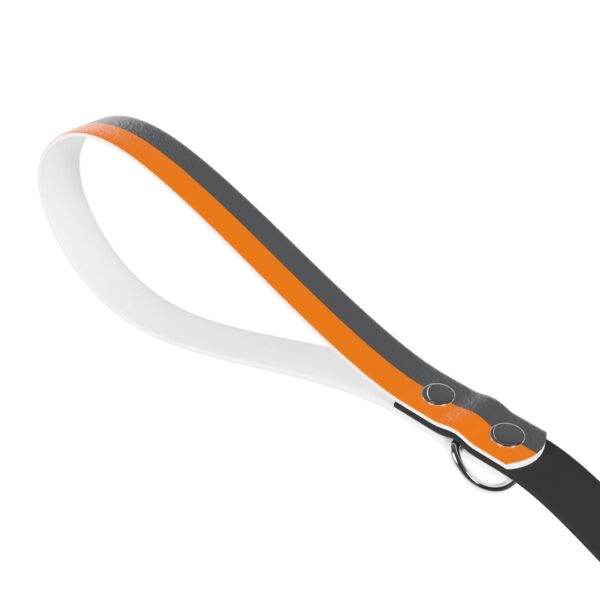 Orange and Smoky Stylish Dual-Color Dog Leash - Durable & Comfortable - Image 4