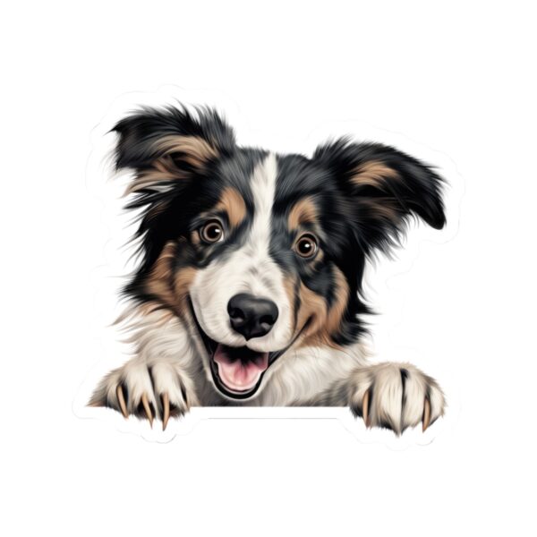Collie Dog Kiss-Cut Sticker - Perfect for Pet Lovers & Laptop Decor - Image 2