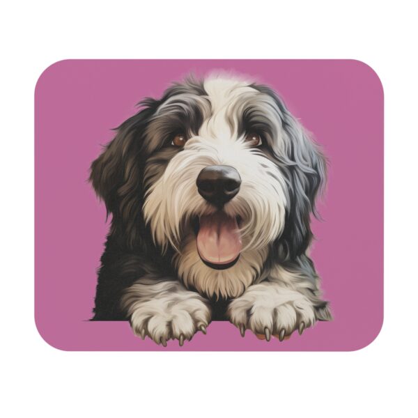 Old English Sheepdog Mouse Pad  - Pet Design for Dog Lovers - Image 2