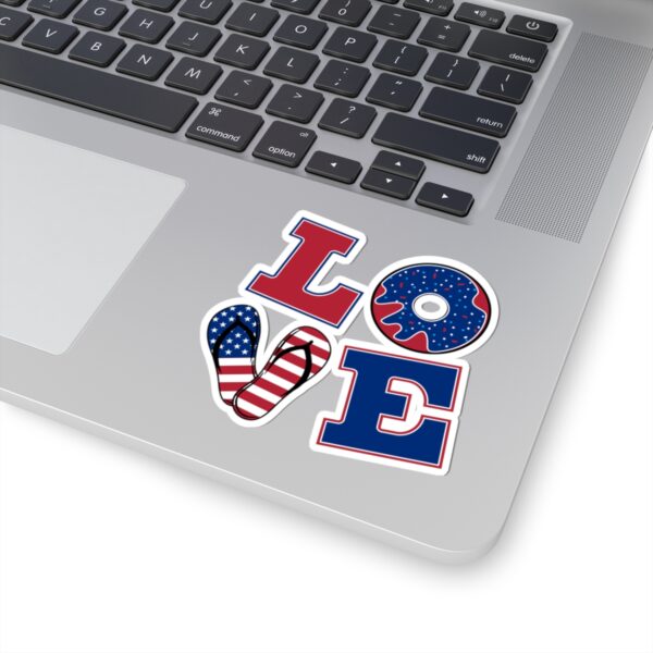 LOVE Kiss-Cut Sticker - Perfect for Pet Lovers & Laptop Decor