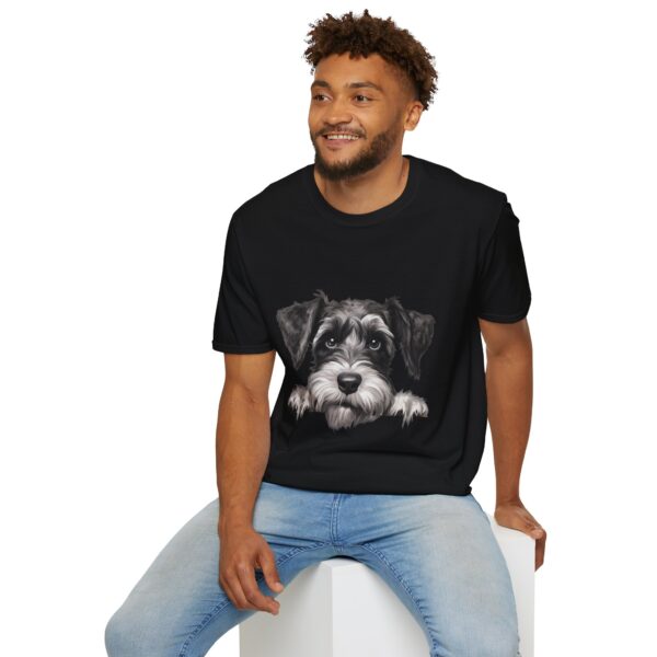 Standard Schnauzer Dog T-Shirt - Unisex Softstyle Tee - Image 7