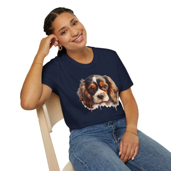 Cavalier King Charles Spaniel Dog T-Shirt - Unisex Softstyle Tee - Image 61