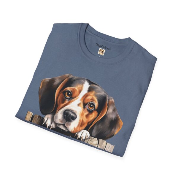 Beagle-2 Dog T-Shirt - Unisex Softstyle Tee - Image 5